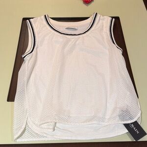 Pierre Balmain ribbed mesh top EU 40 US M/L New